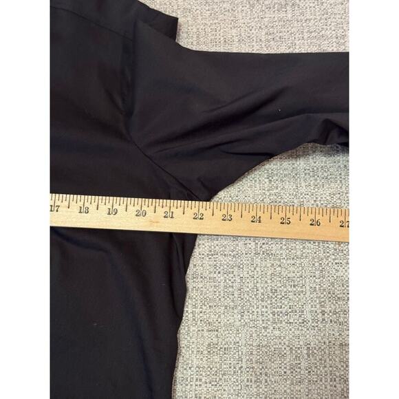 New York & Company Black Long Sleeve Button Down Long Sleeve Shirt Blouse Sz XL - Picture 6 of 10
